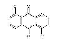 1-Chloro-5-bromo-anthrachinone Structure
