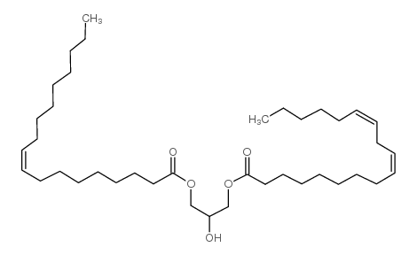 1-油酰基-3-亚油酰基-rac-甘油结构式