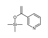 1-Trimethylsilyloxy-1-(3-pyridyl)-ethene结构式