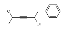 1-phenyl-hex-3-yne-2,5-diol结构式