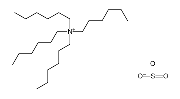 methanesulfonate,tetrahexylazanium Structure