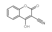 4-羟基-2-氧代-2H-色烯-3-甲腈结构式