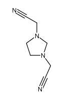 imidazolidine-1,3-diyl-bis-acetonitrile结构式