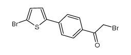 2-bromo-5-(4-bromoacetylphenyl)thiophene结构式