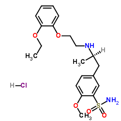 Tamsulosin hydrochloride structure