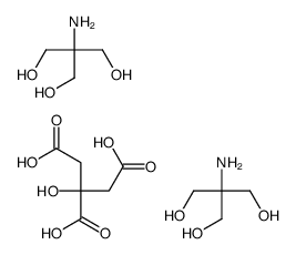 柠檬酸三碱溶液结构式