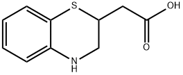 2-(3,4-Dihydro-2H-1,4-benzothiazin-2-yl)acetic Acid Structure