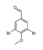 3,5-二溴-4-甲氧基苯甲醛结构式