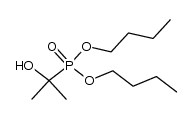dibutyl (2-hydroxypropan-2-yl)phosphonate Structure