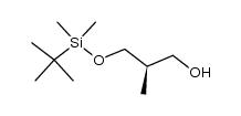 (2R)-3-{[tert-butyl(dimethyl)silyl]oxy}-2-methyl-1-propanol Structure