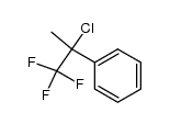 1-phenyl-1-(trifluoromethyl)ethyl chloride Structure