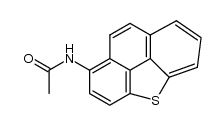 1-acetylaminophenanthro[4,5-bcd]thiophene结构式