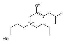 dibutyl-[2-(2-methylpropylamino)-2-oxoethyl]tellanium,bromide Structure