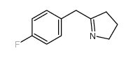 5-[(4-氟苯基)甲基]-3,4-二氢-2H-吡咯结构式