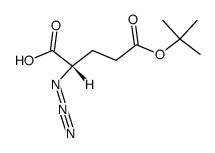 (S)-5-tert-Butyl hydrogen 2-azidoglutarate (dicyclohexylamMonium) salt Structure
