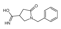 1-苄基-5-氧代吡咯烷-3-甲酰胺结构式