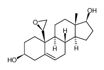 (19R)-10β-oxiranylestr-5-ene-3β,17β-diol Structure