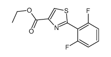 ethyl 2-(2,6-difluorophenyl)thiazole-4-carboxylate structure