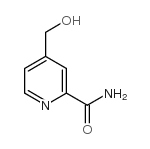 坦度替尼中间体4-羟基甲基-2-吡啶甲酰胺结构式