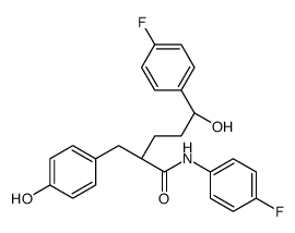 2-(4-羟基苄基)-N,5-二-(4-氟苯基)-5-羟基戊酰胺结构式