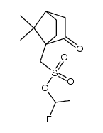difluoromethyl 10-camphorsulfonate结构式