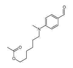 6-(4-formyl-N-methylanilino)hexyl acetate结构式
