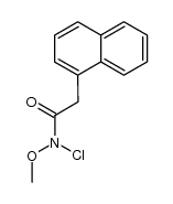 N-chloro-N-methoxy-2-(1-naphthyl)acetamide Structure