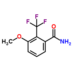 3-Methoxy-2-(trifluoromethyl)benzamide Structure
