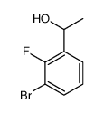 1-(3-Bromo-2-fluorophenyl)ethanol Structure