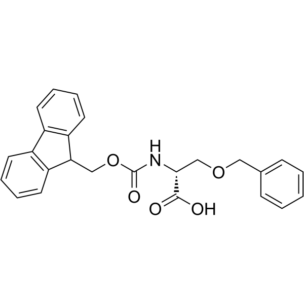 FMOC-O-苄基-D-丝氨酸结构式