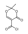 4H-1,3-Dioxin-5-carbonylchloride,2,2-dimethyl-4-oxo-(9CI)结构式