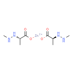 methylaminoalanine-zinc(II) structure