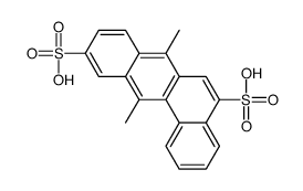 7,12-dimethylbenzo[a]anthracene-5,10-disulfonic acid结构式