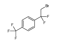 1-(2-bromo-1,1-difluoroethyl)-4-(trifluoromethyl)benzene结构式