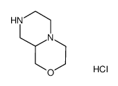 octahydropyrazino[2,1-c][1,4]oxazine hydrochloride Structure