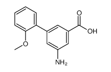 3-amino-5-(2-methoxyphenyl)benzoic acid结构式