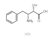 (2s,3r)-3-amino-2-hydroxy-4-phenylbutyric acid hydrochloride Structure