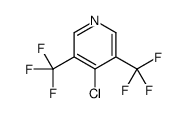 4-Chloro-3,5-bis(trifluoromethyl)pyridine Structure