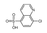 8-chloroquinoline-5-sulfonic acid Structure