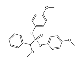 bis(4-methoxyphenyl) α-methoxybenzylphosphonate Structure