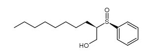 (R)-2-((R)-phenylsulfinyl)decan-1-ol Structure