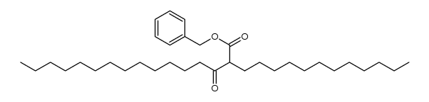 benzyl 2-myristoylmyristate Structure