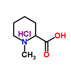 1-甲基哌啶-2-羧酸盐酸盐结构式