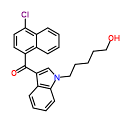 JWH 398 N-(5-hydroxypentyl) metabolite结构式