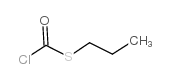 S-丙基氯硫代甲酸酯结构式