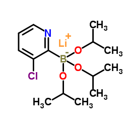 Lithium (3-chloropyridin-2-yl)triisopropoxyborate Structure