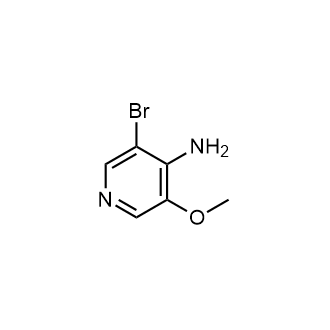 3-溴-5-甲氧基吡啶-4-胺结构式