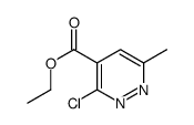 ethyl 3-chloro-6-methylpyridazine-4-carboxylate Structure