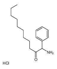 1-amino-1-phenylundecan-2-one,hydrochloride Structure