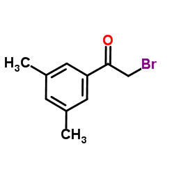 2-Bromo-1-(3,5-dimethylphenyl)ethanone Structure